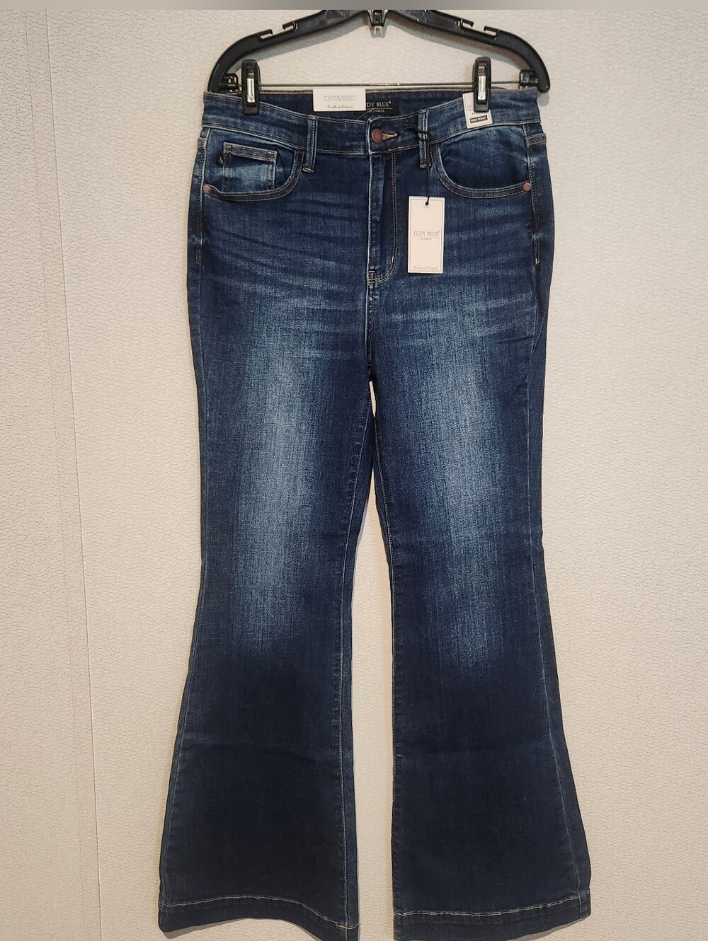 Judy Blue Wide Hem High Waist Flare Jeans Stretch 11/30